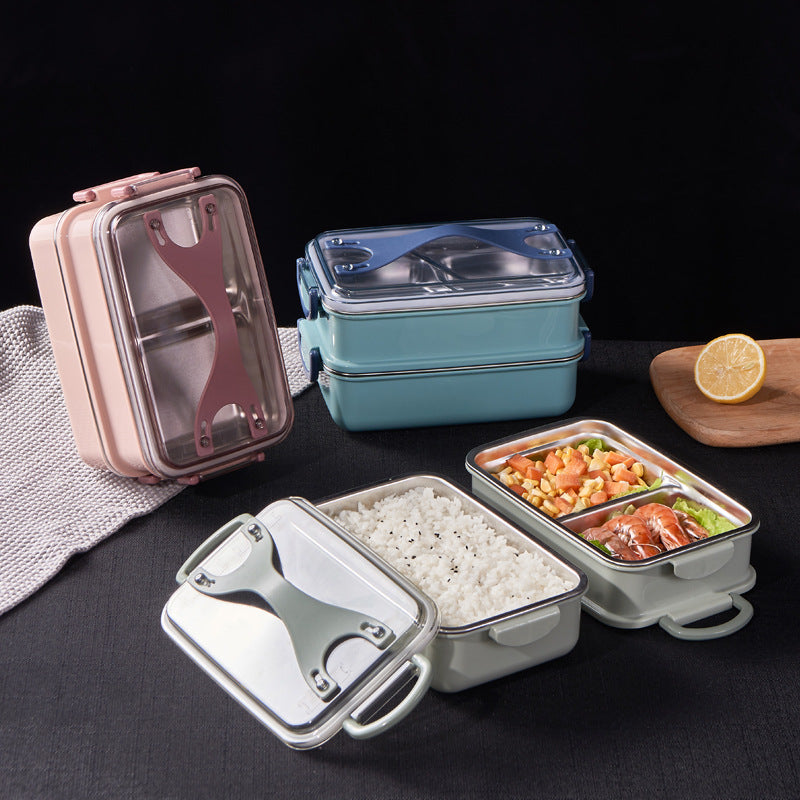 Multi-Compartment Leak-Proof Food Storage Container