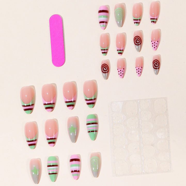Artistic Gel Nail Art Extensions Kalsten