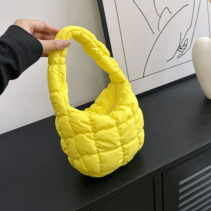 Quilted Puffer Handbag