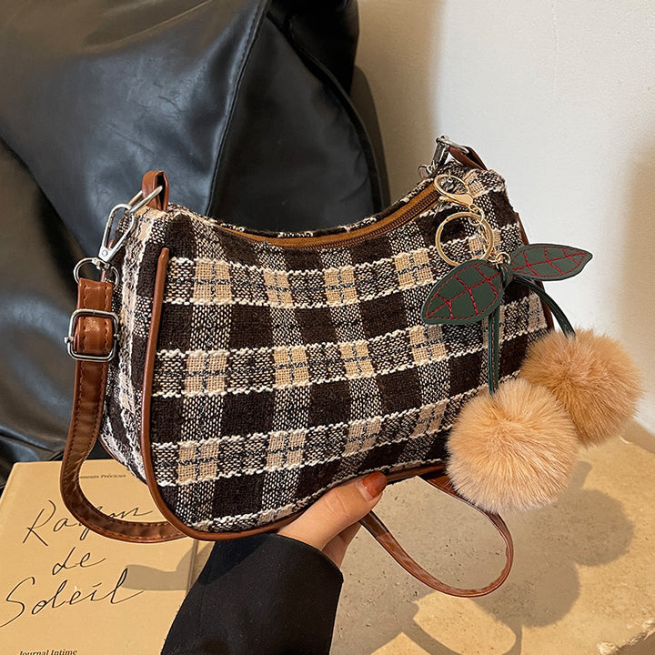 Plaid Crossbody Bag