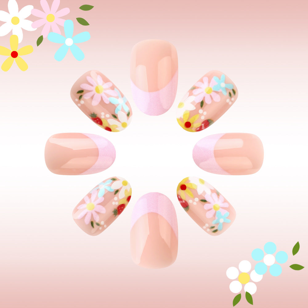 Floral Design Gel Nail Art Set Kalsten