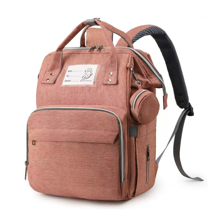 Multi-Compartment Functional Diaper Backpack Kalsten