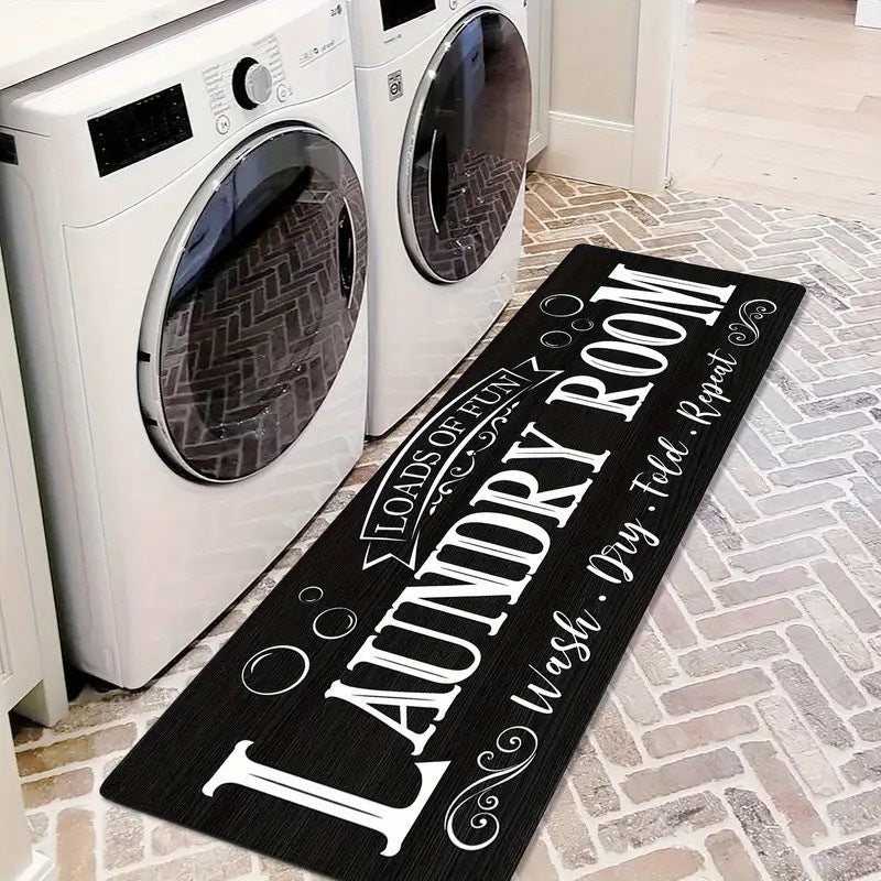 Vintage Laundry Room Mat