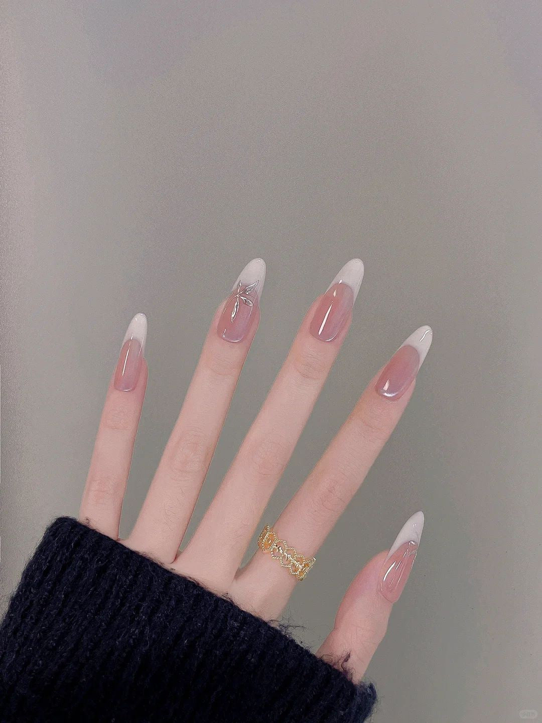 Artistic Heart Pattern Nail Art Extensions Kalsten