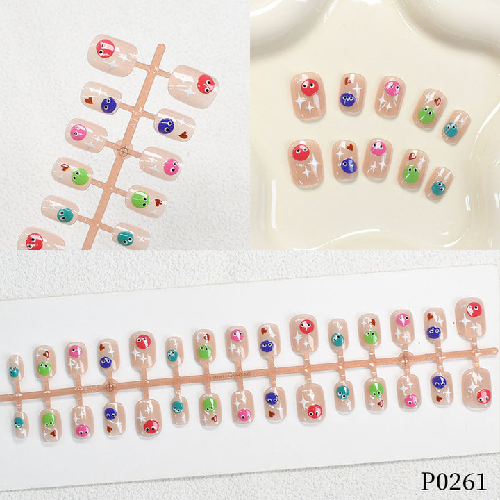 Playful Cartoon Fish Design Press-On Nail Set Kalsten