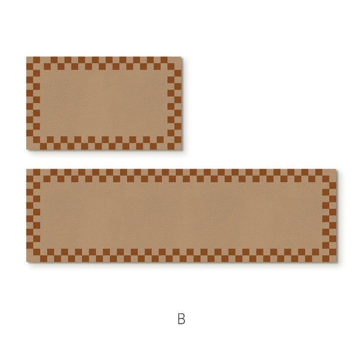 Elegant Textured Area Runner Mat