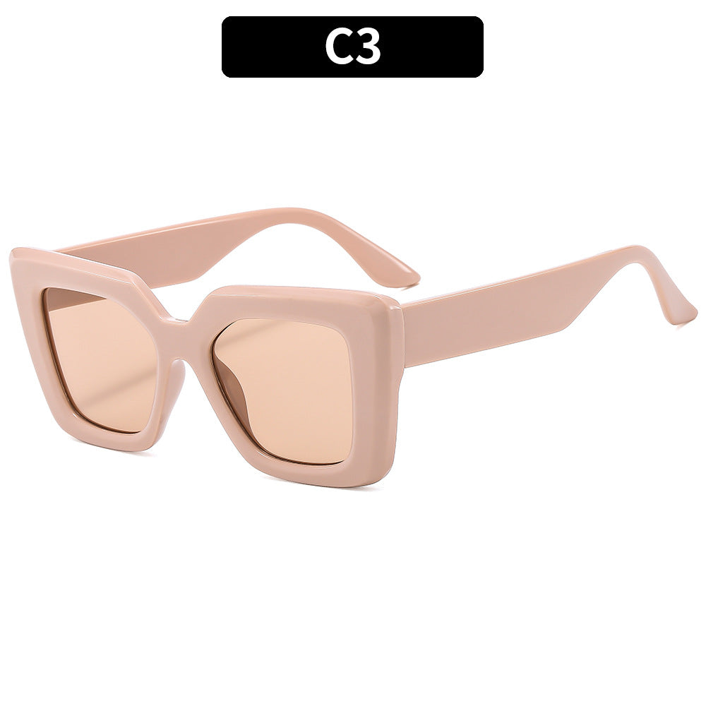 Chic Fashionable Square Frame Sunglasses