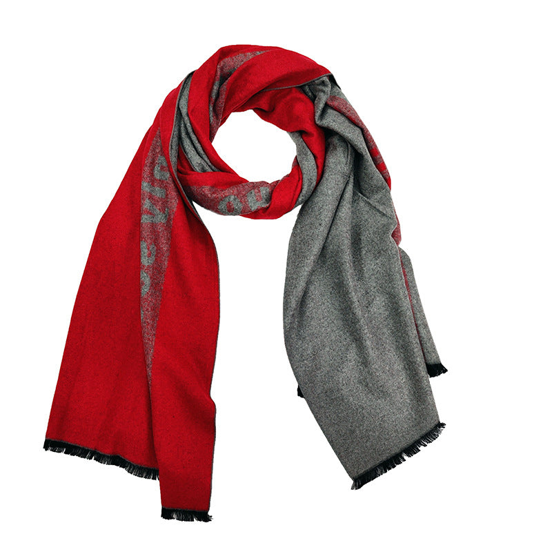 Ladies Elegant and Warm Scarf with Geometric Pattern Kalsten