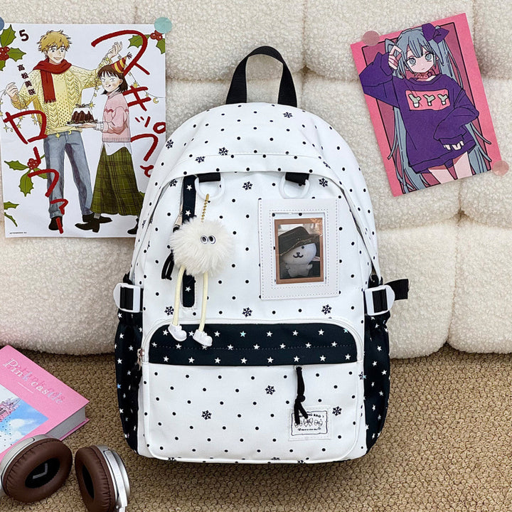 Playful Polka Dot Design Backpack