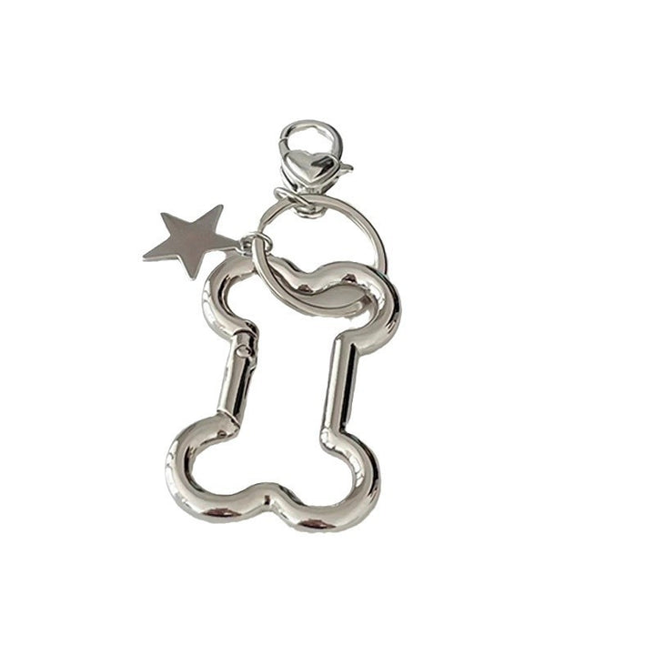 Keychain with stylish design and star pendant Kalsten