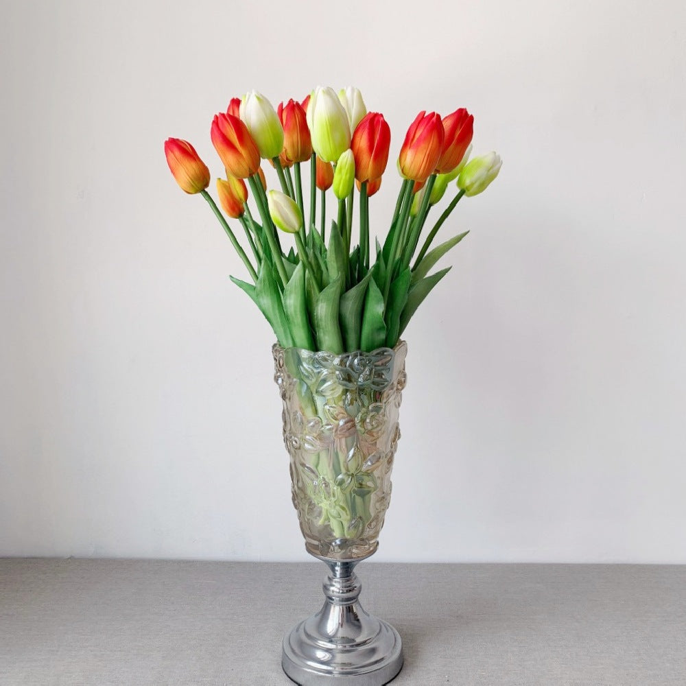 Lifelike Tulip Flower Arrangement