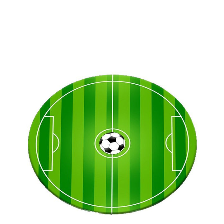 Soccer Field Themed Decorative Area Rug