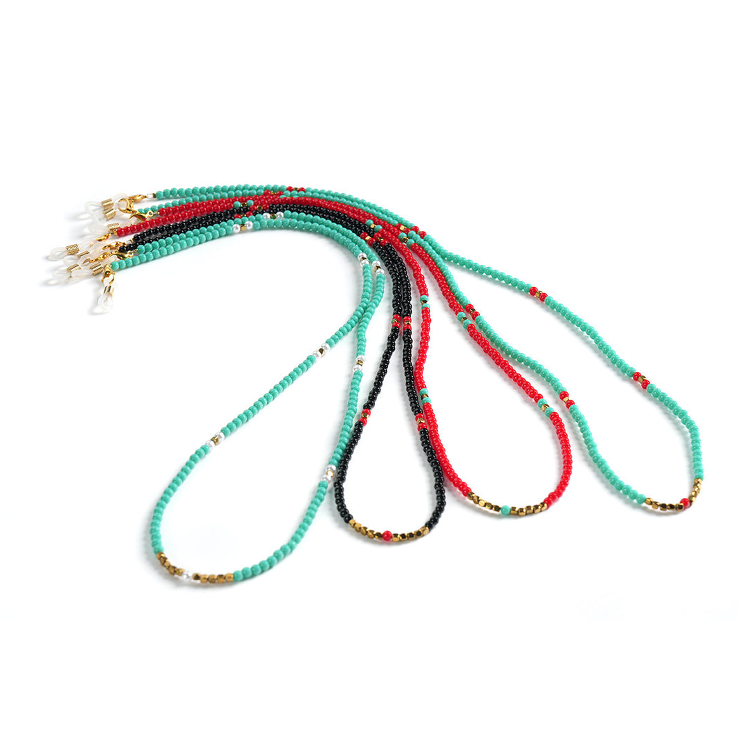 Multi-Strand Beaded Eyewear Chain Kalsten