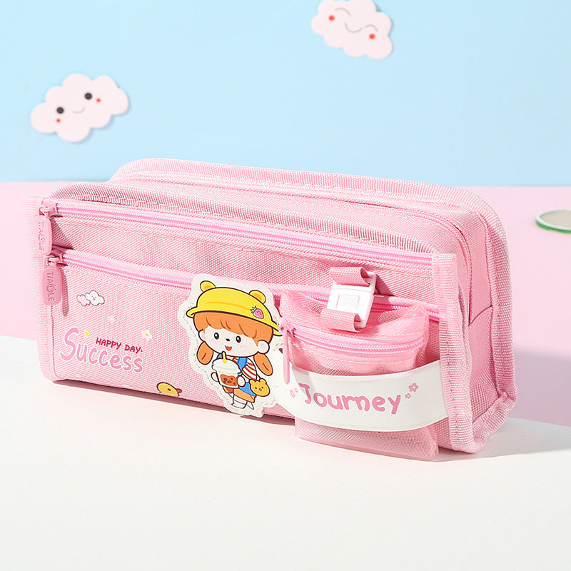 Stylish Multi-Compartment Pencil Case