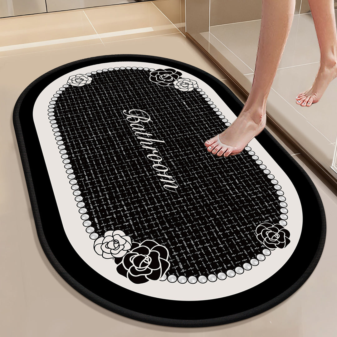 Stylish Abstract Design Bath Mat