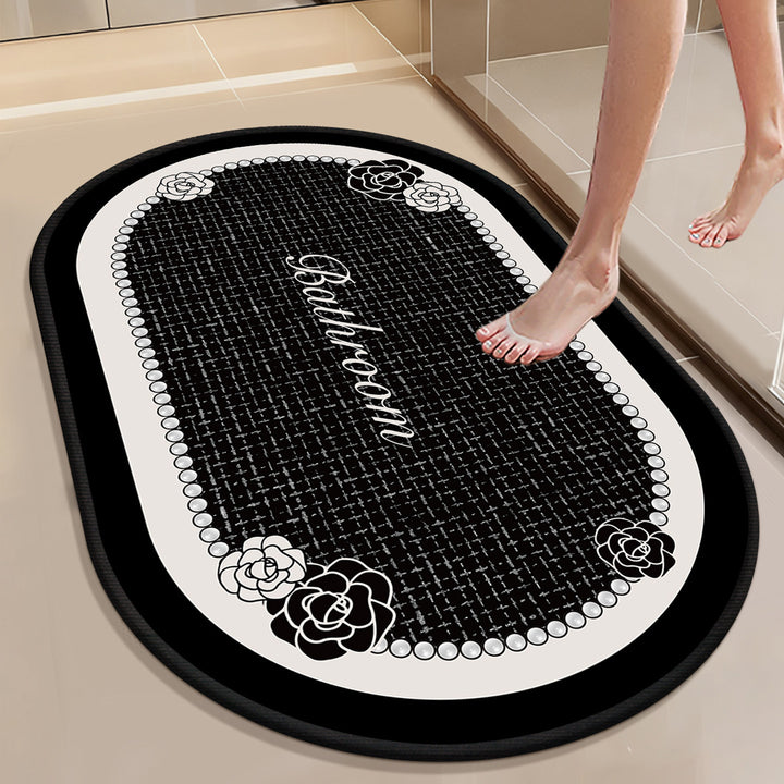 Stylish Abstract Design Bath Mat