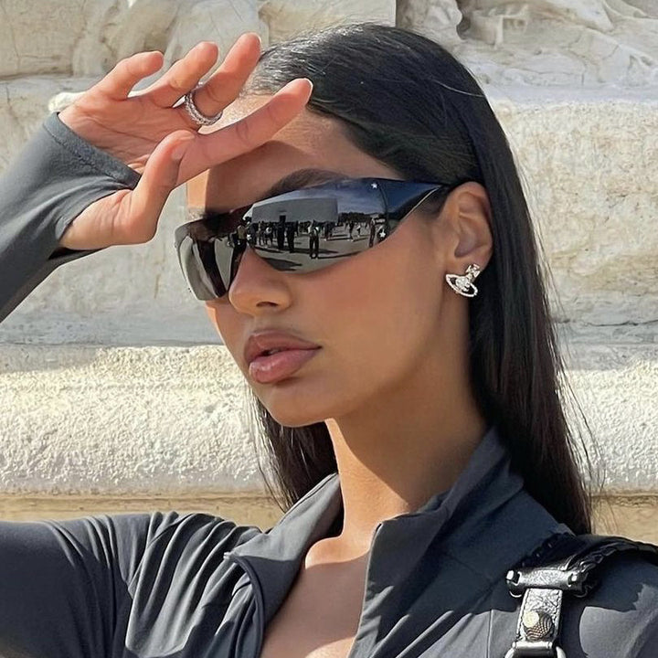 Women's stylish visor-like sunglasses Kalsten