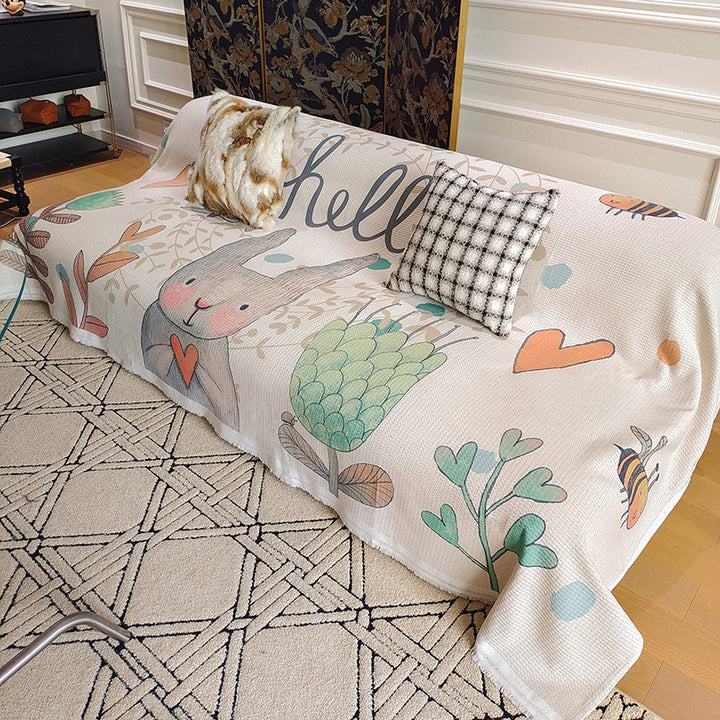Artistic Graphic Sofa Throw Blanket