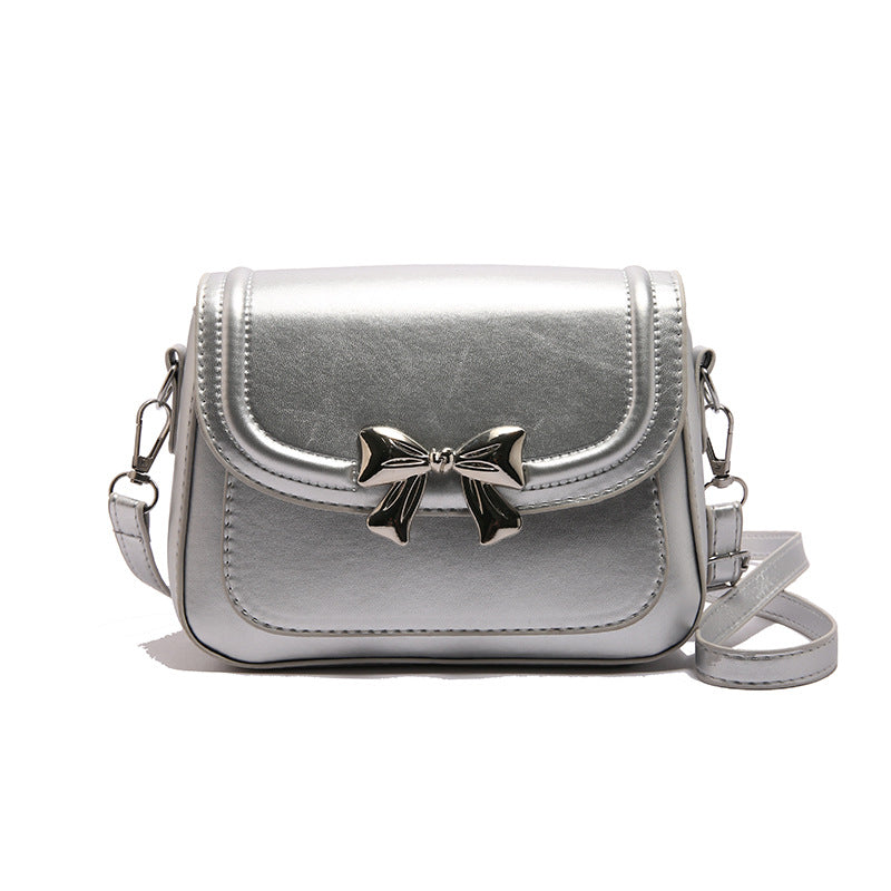 Bow-Embellished Crossbody Bag