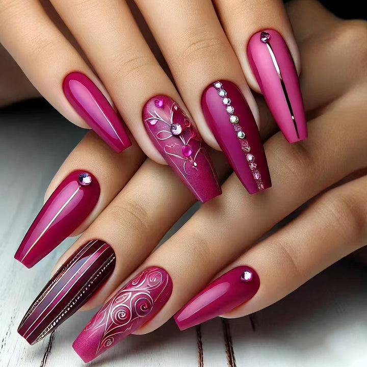 Decorative Press-On Nails Kalsten