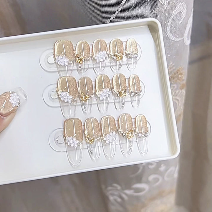 Elegant Decorative Press-On Nail Art Set Kalsten 1787296110