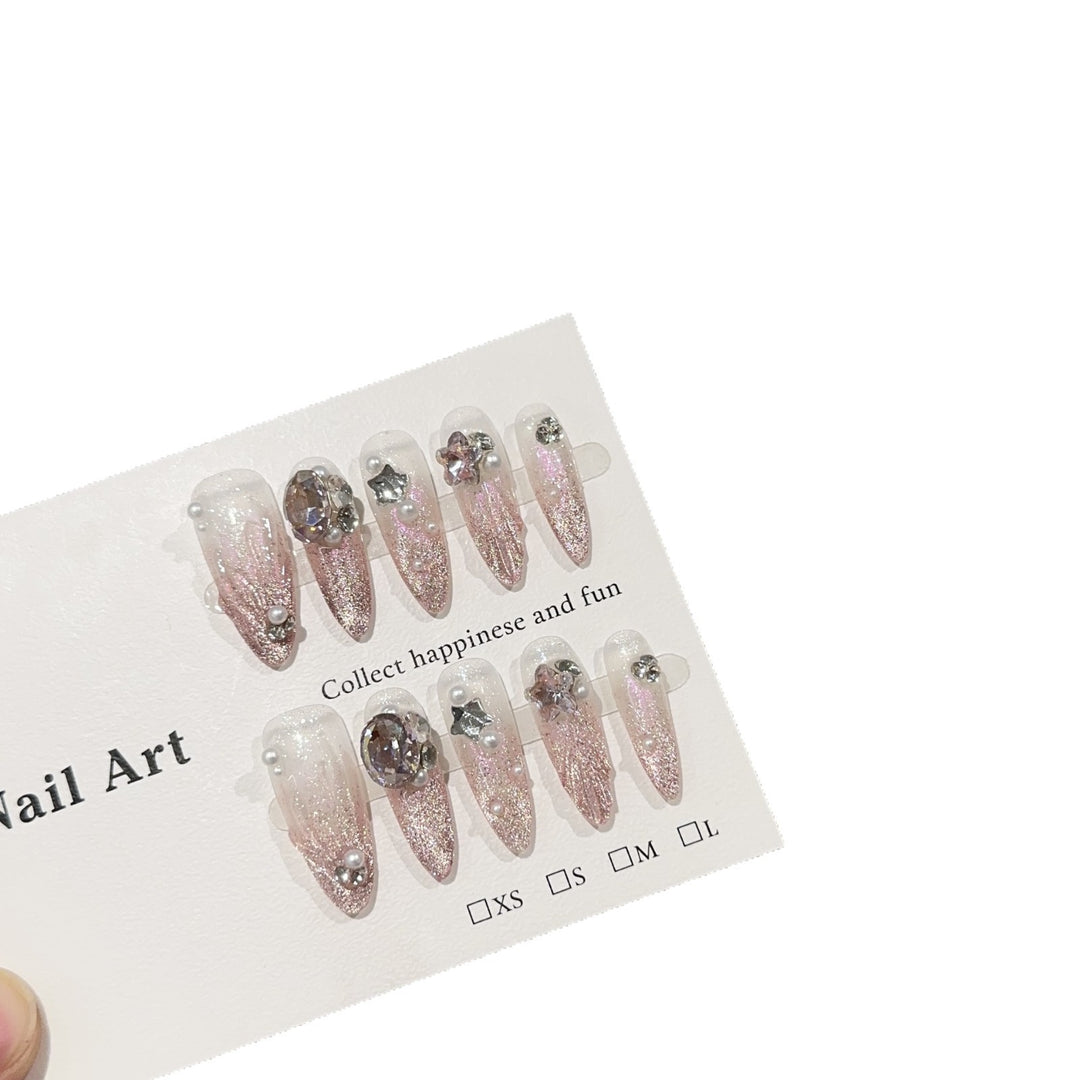 Gleaming Stiletto Nail Art Set