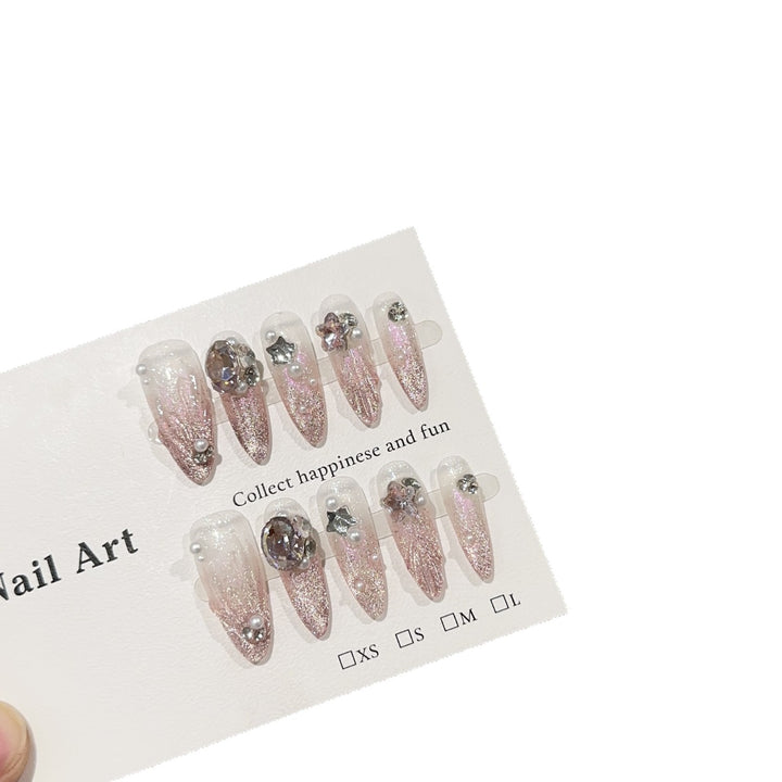 Gleaming Stiletto Nail Art Set