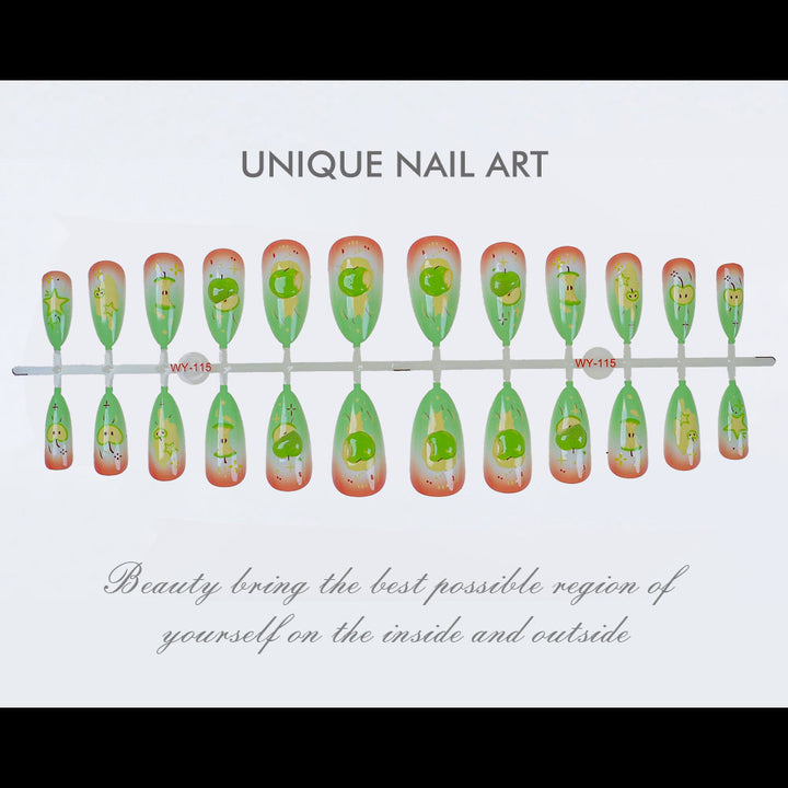 Whimsical Cute Character Press-On Nails Kalsten