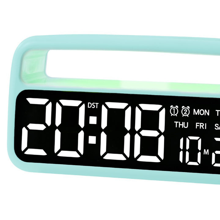 Digital alarm clock with clear LED display and modern features Kalsten
