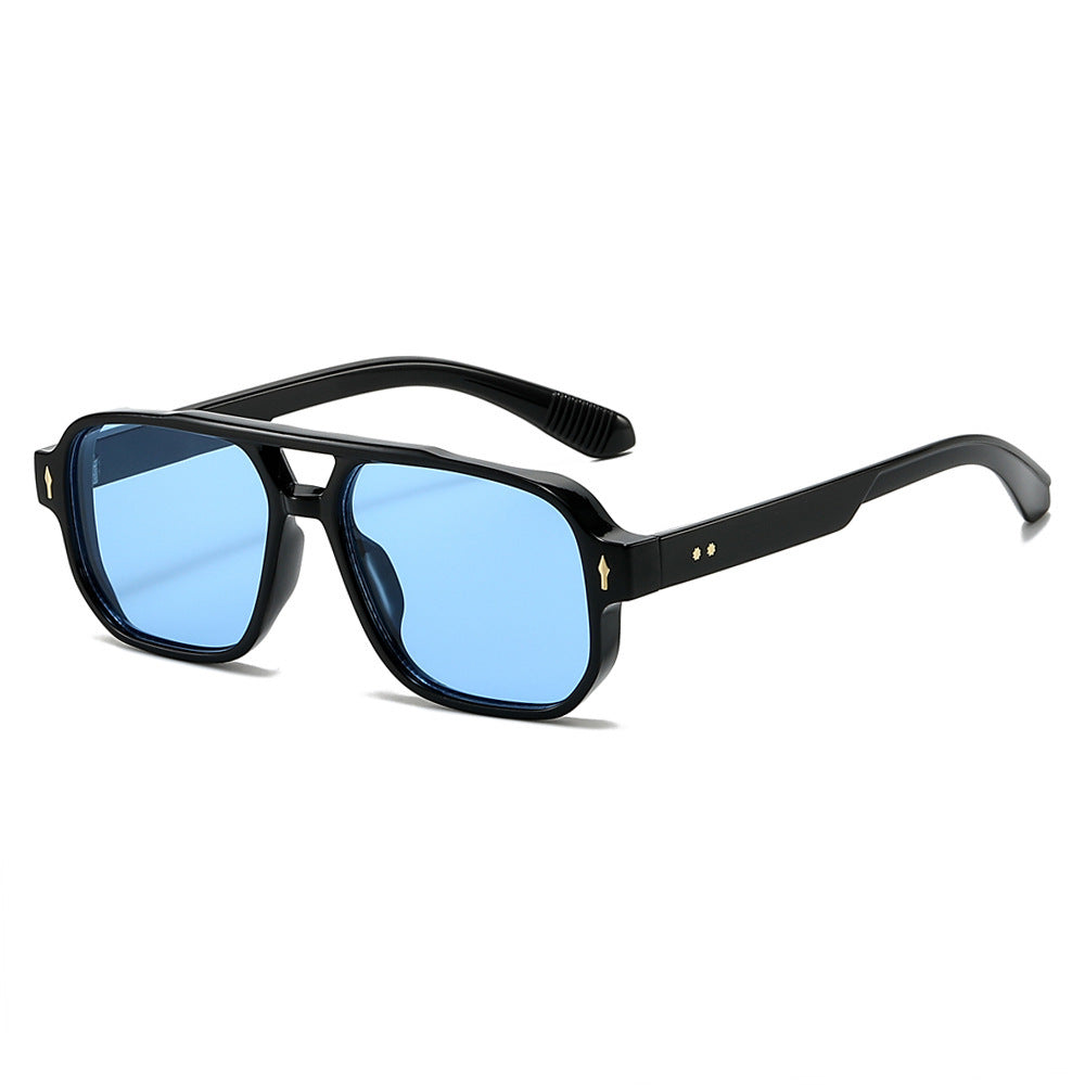 Oversized Geometric Sunglasses with Enhanced UV Protection Kalsten
