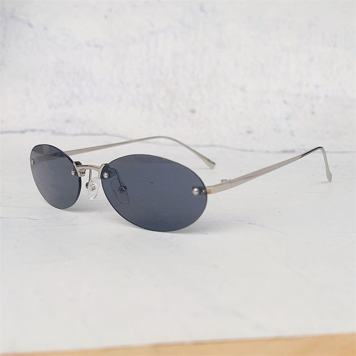 Minimalist Oval Frame Glasses Kalsten