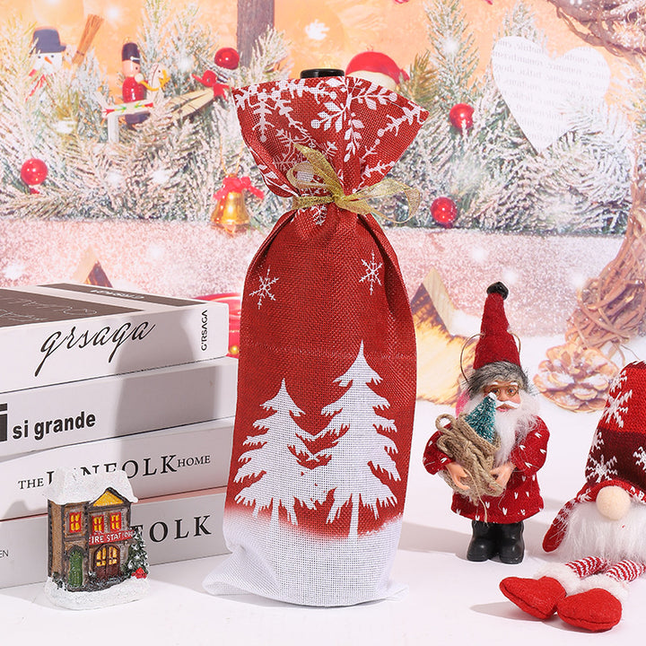 Gift bag with festive gnome motif Kalsten
