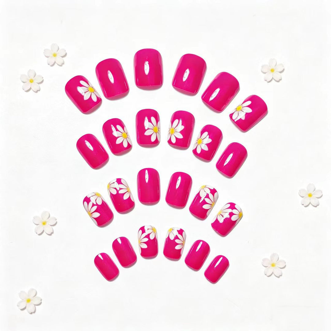Artificial nails with floral designs Kalsten