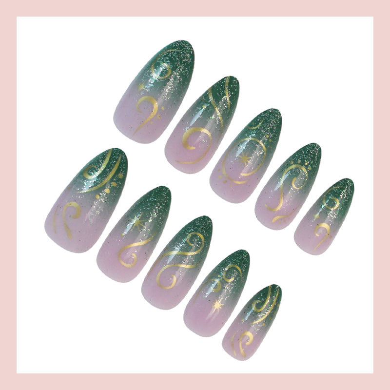 Nail art set with glittering decorations Kalsten