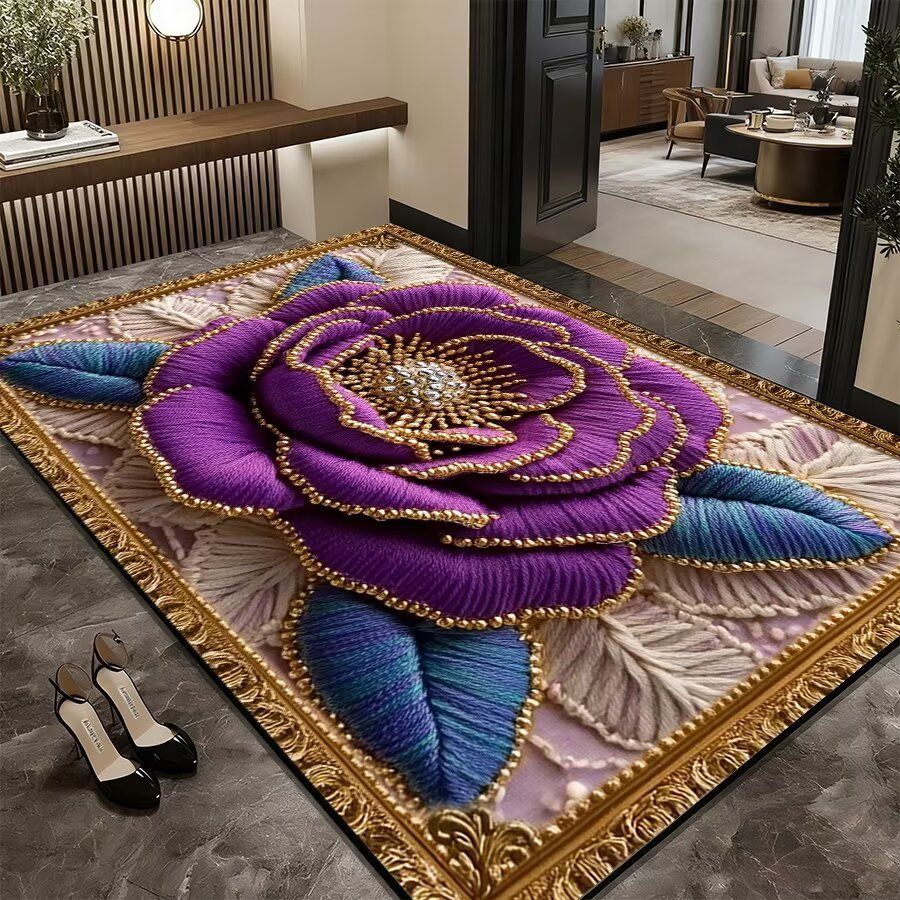 Artistic Floral Area Rug