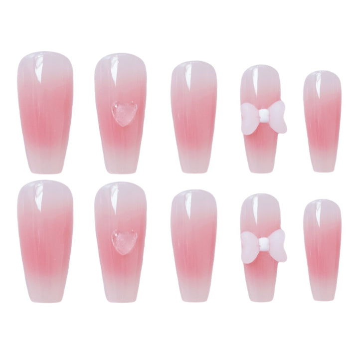 Floral Embellished Press-On Nail Set