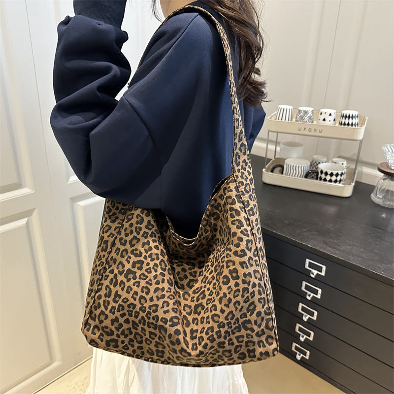 Leopard Print Shoulder Bag