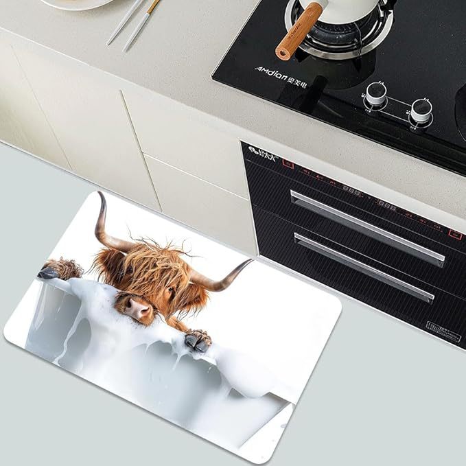 Luxurious Leaf Pattern Bath Mat