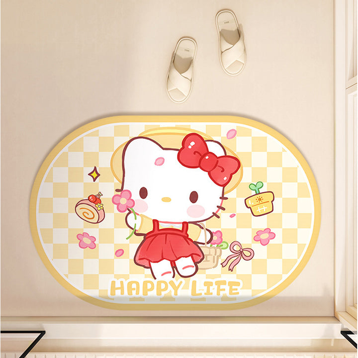 Hello Kitty Themed Soft Bathroom Mat