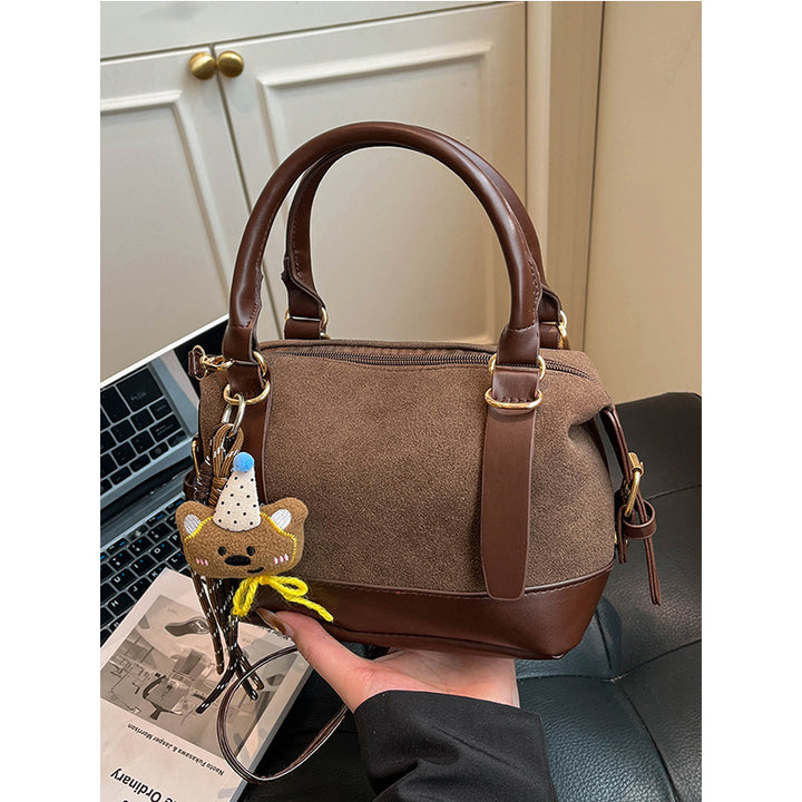 Handcrafted Suede Satchel Bag