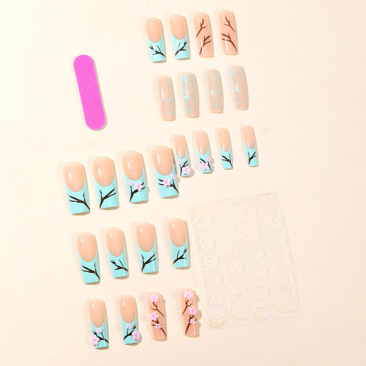 Floral Acrylic Nail Art Extensions Kalsten 1789713481