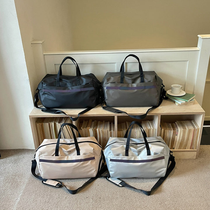 Sporty Travel Duffel with Versatile Compartments and Water-Repellent Material Kalsten