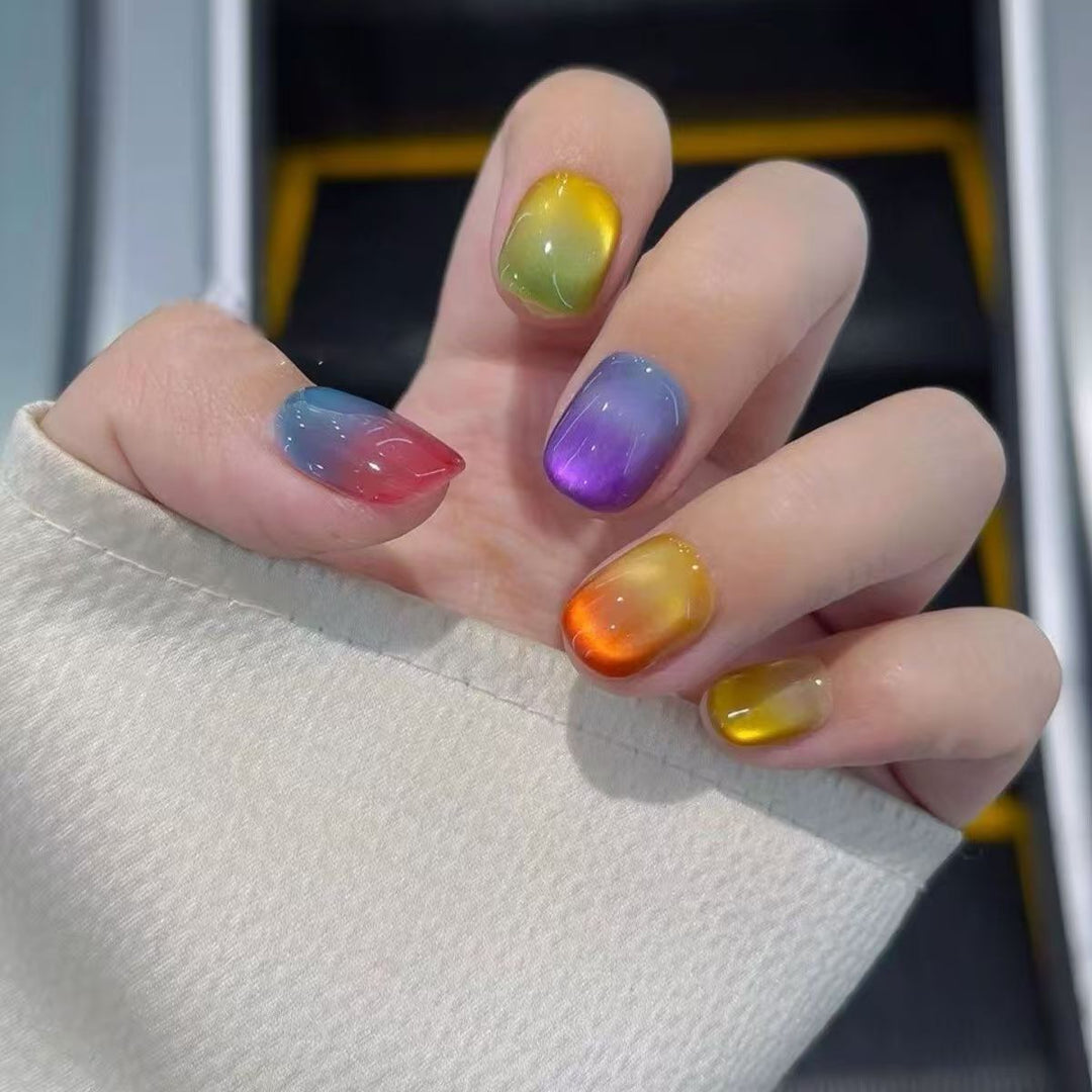 Gradient Ombre Press-On Nails Kalsten