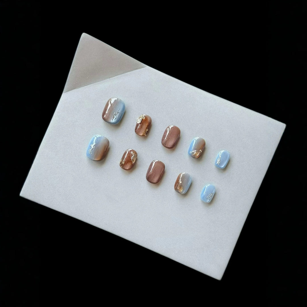 Artistic Ombre Gel Press-On Nail Set