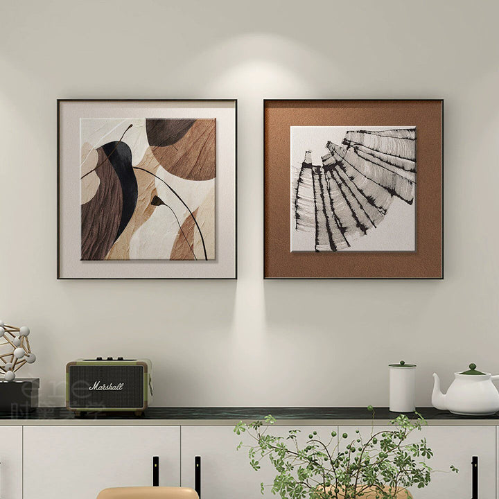 Abstract Textile Wall Art