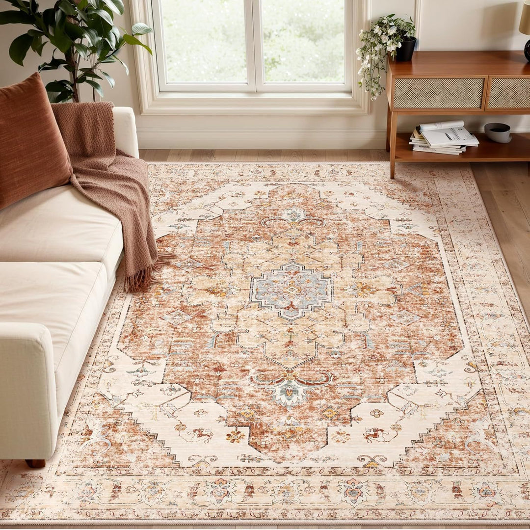 Floral Pattern Area Rug