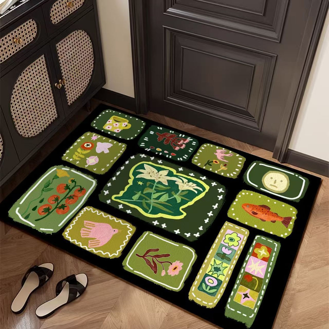 Artistic Patterned Floor Mat Kalsten