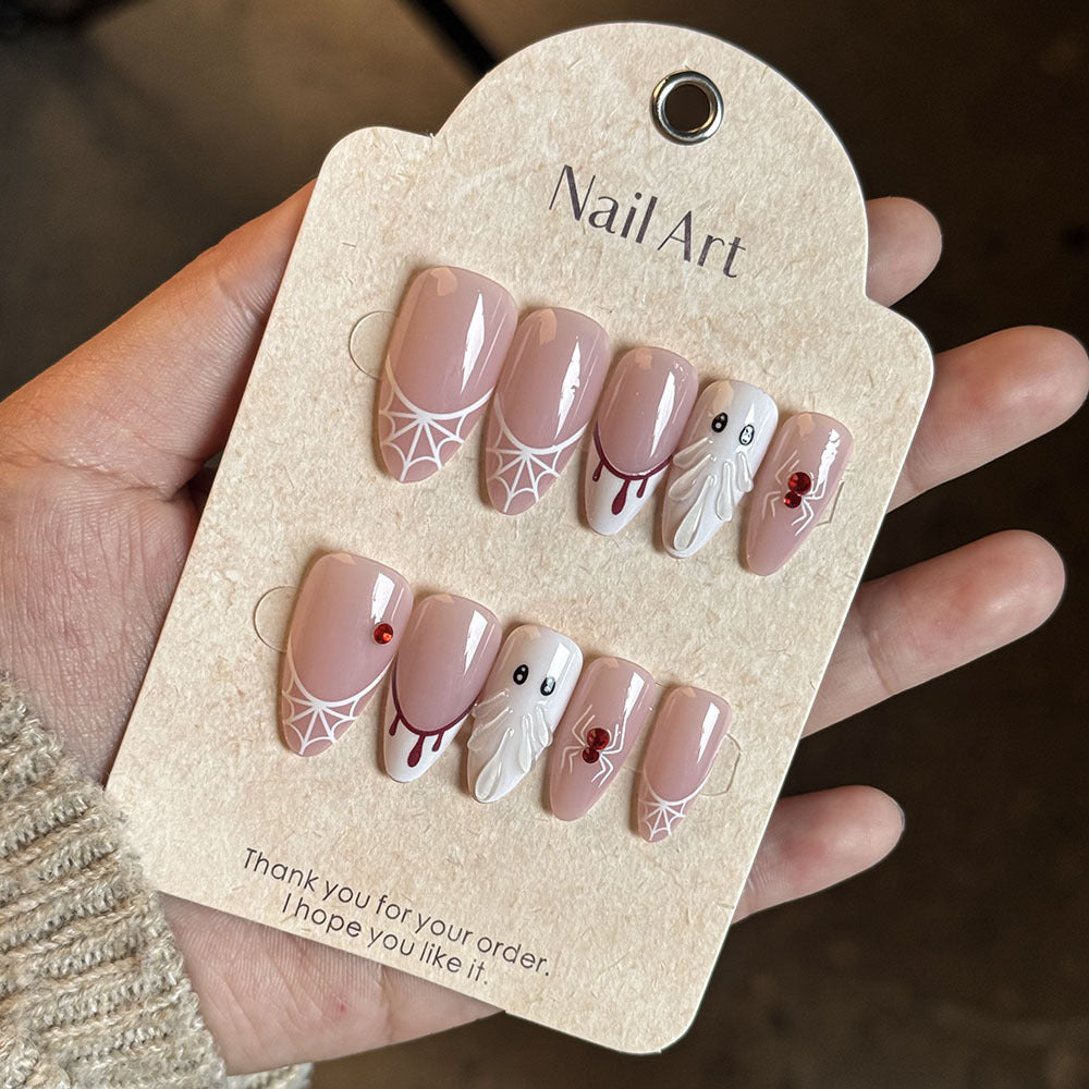 Creative Themed Press-On Nail Set Kalsten