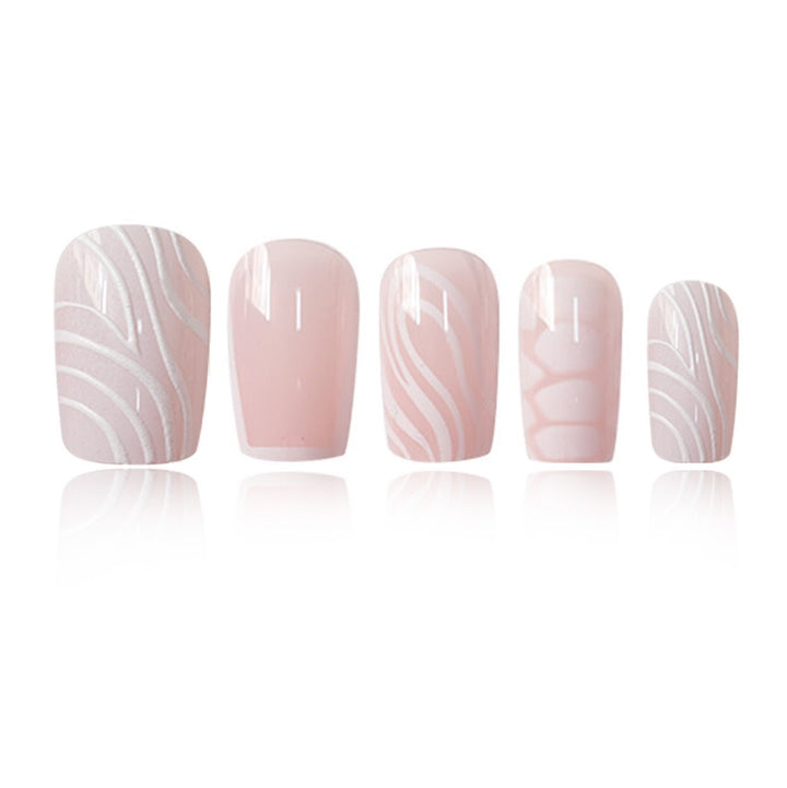 Detailed Artistic Press-On Nail Designs Kalsten