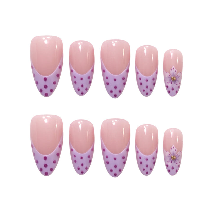 Elegant Artistic Press-On Nail Set